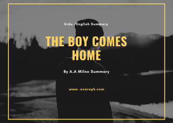 The Boy Comes Home by A. A. Milne English // Urdu Summary